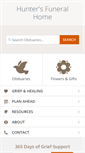 Mobile Screenshot of huntersfuneralhome.com